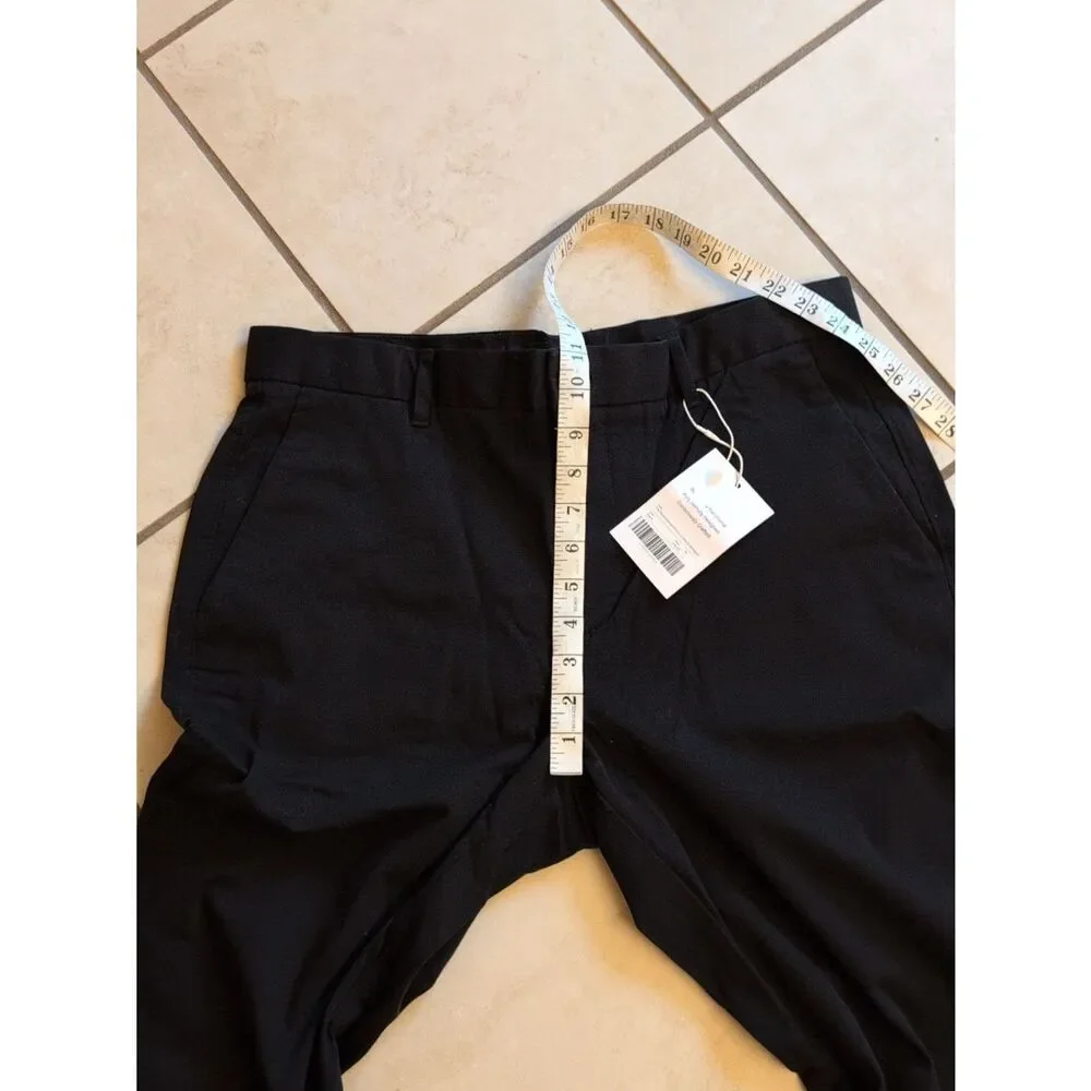 NWT Everlane Uniform The Performance Chino Black Slim Fit Trouser Pants 34 x 30